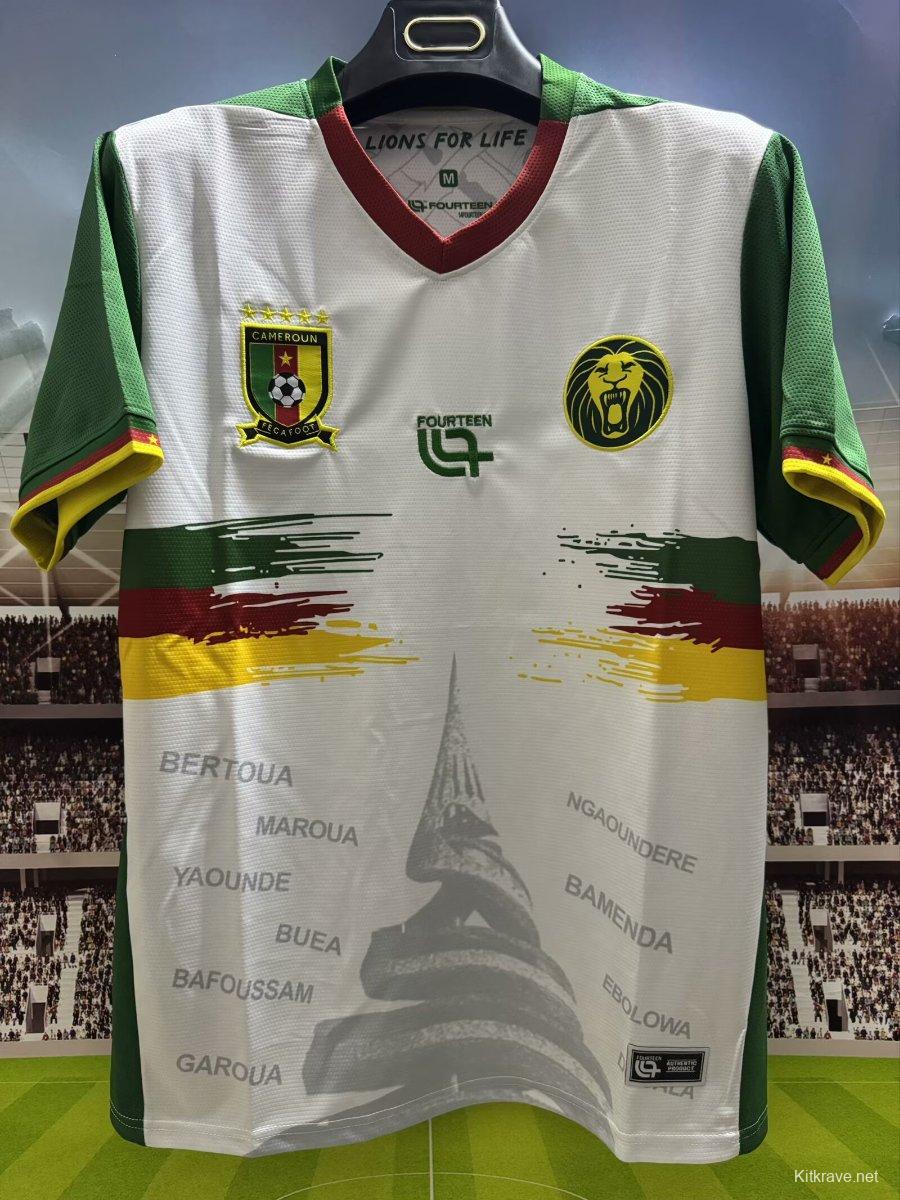 2025 Cameroon Third WHITE Jersey