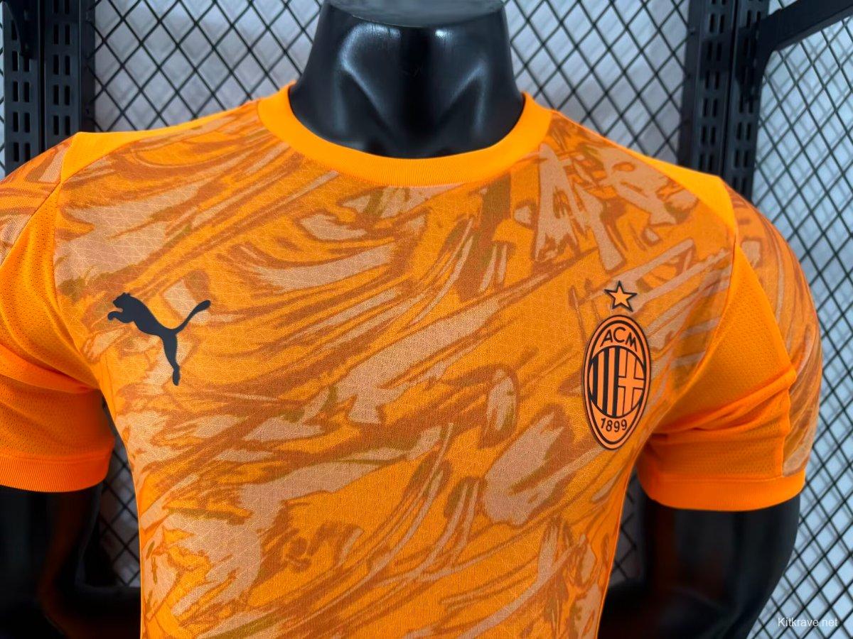 Player Version 25/26 AC Milan Orange Jersey
