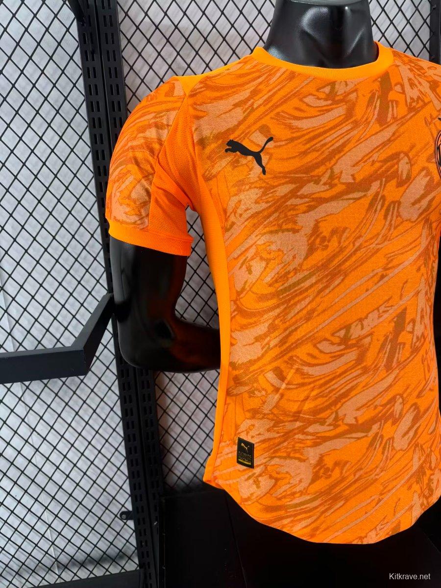 Player Version 25/26 AC Milan Orange Jersey