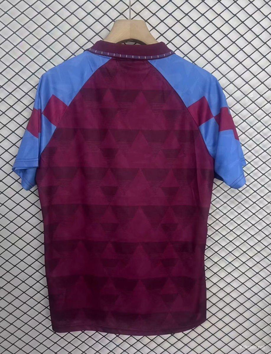 Retro 90/92 Aston Villa Home Jersey