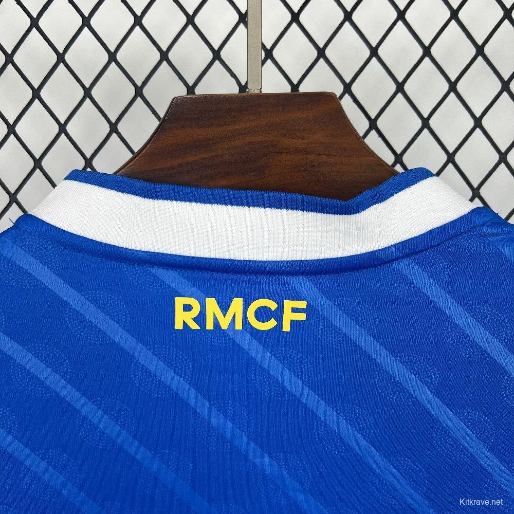 25/26 Real Madrid Third Blue Long Sleeve Jersey