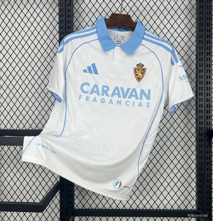 25/26 Real Zaragoza Home Jersey