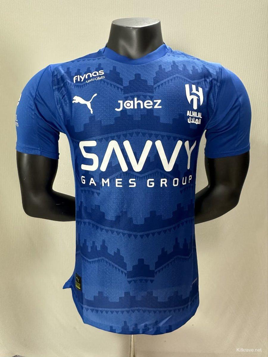 Player Version 25/26 Al Hilal Home Jersey