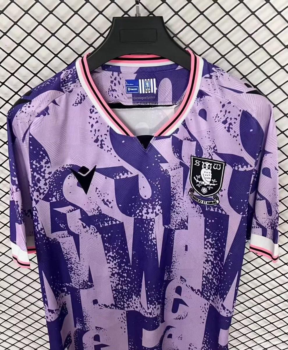 25/26 Sheffield Wednesday Away Purple Jersey
