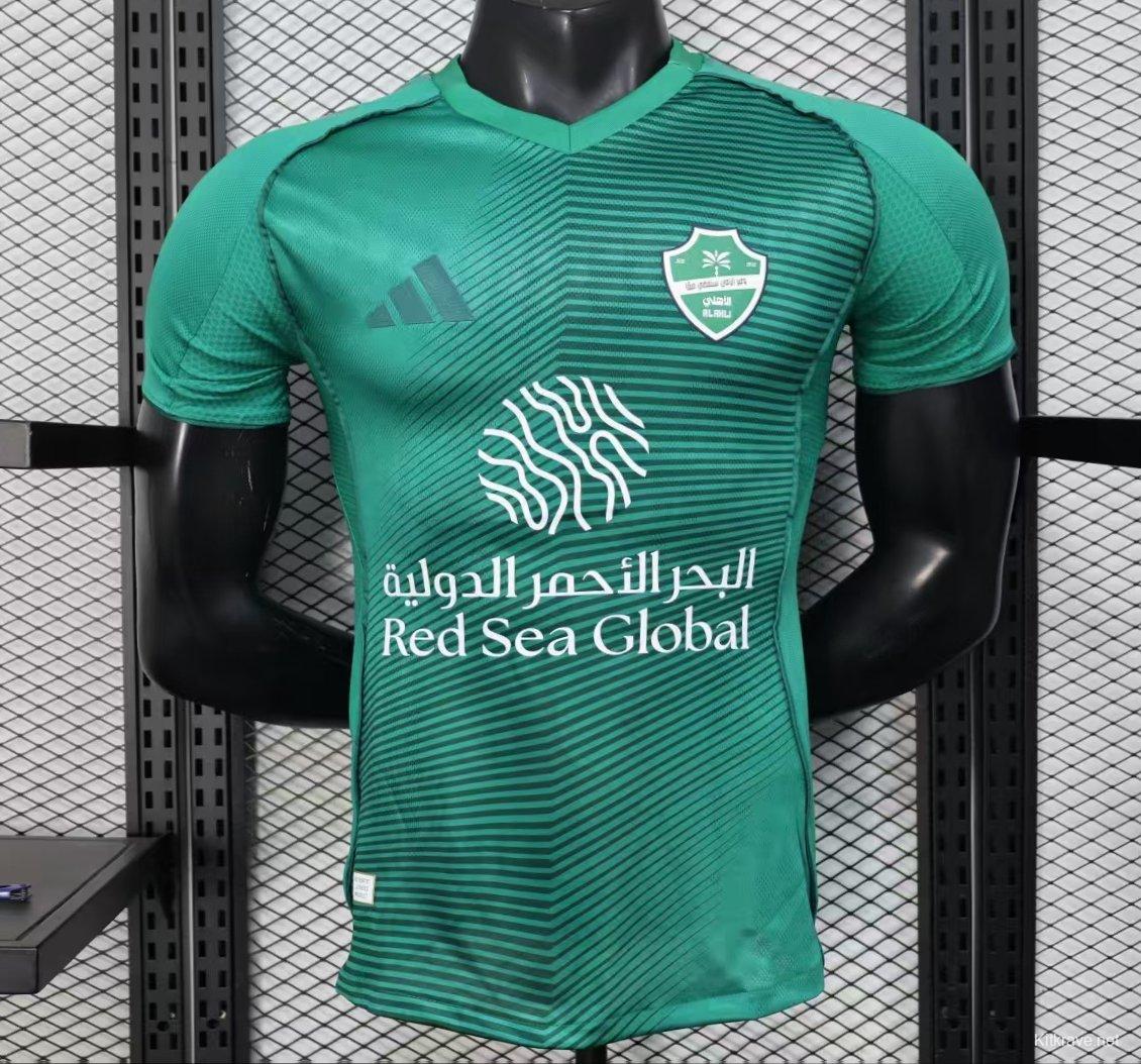 Player Version 25/26 Al-Ahli Away Green Jersey