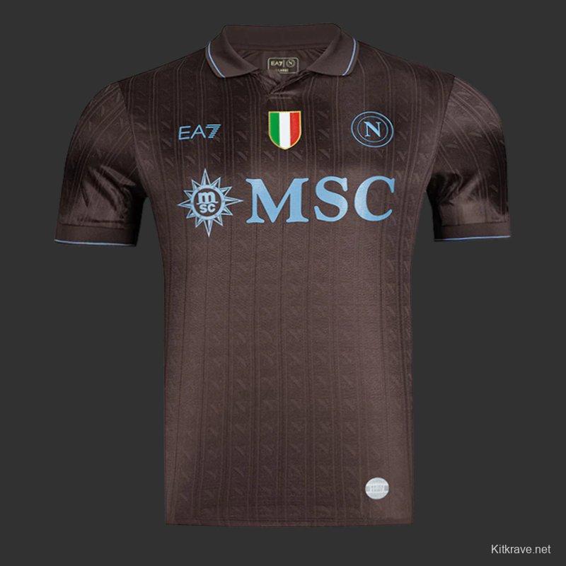 25/26 Napoli Third Black Jersey