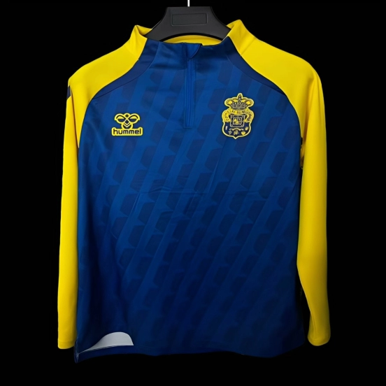 25/26 Las Palmas Half Zipper Yellow/Blue Jacket