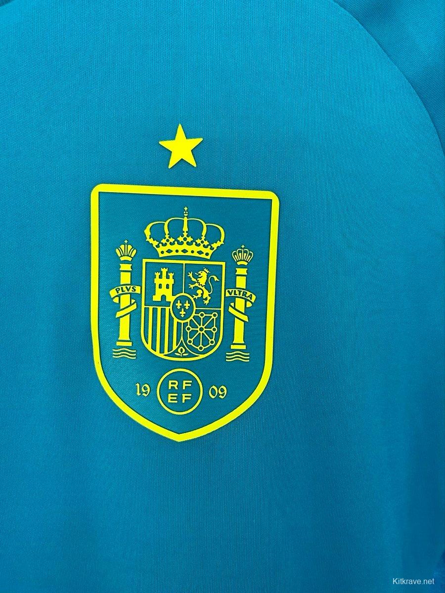 2026 Spain Blue Goalkeeper Jersey
