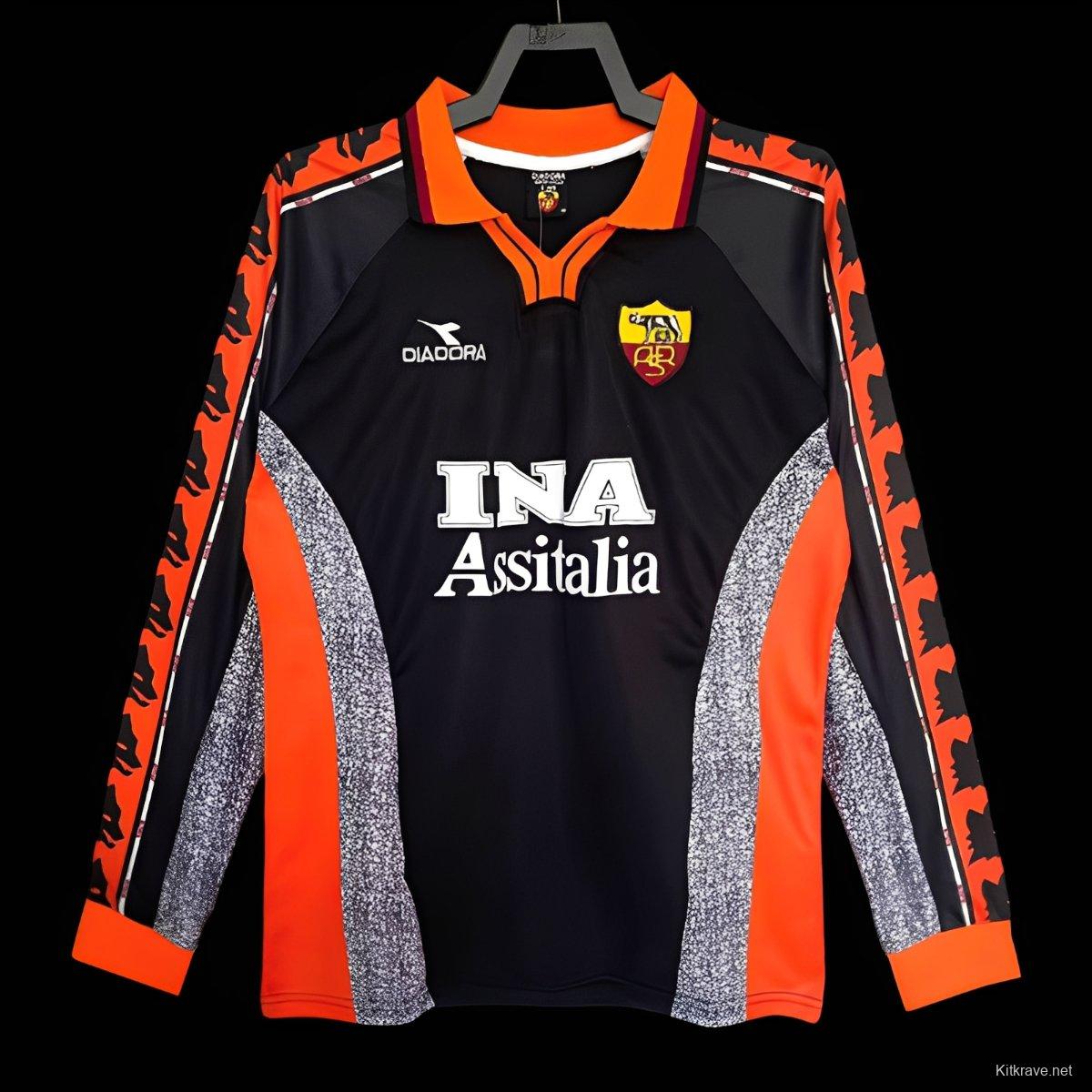 Retro 98/99 Roma Third Long Sleeve Jersey
