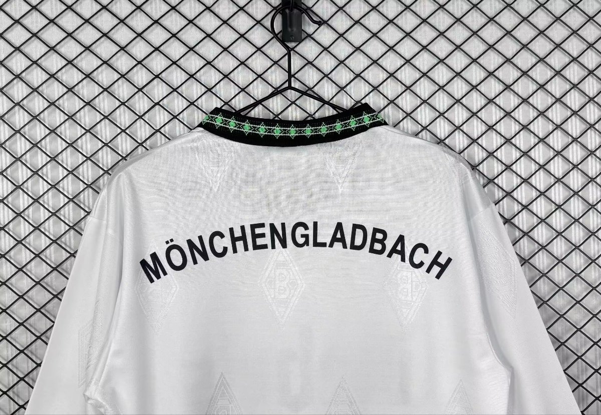 Retro 95/96 Borussia Mönchengladbach Home Long Sleeve Jersey