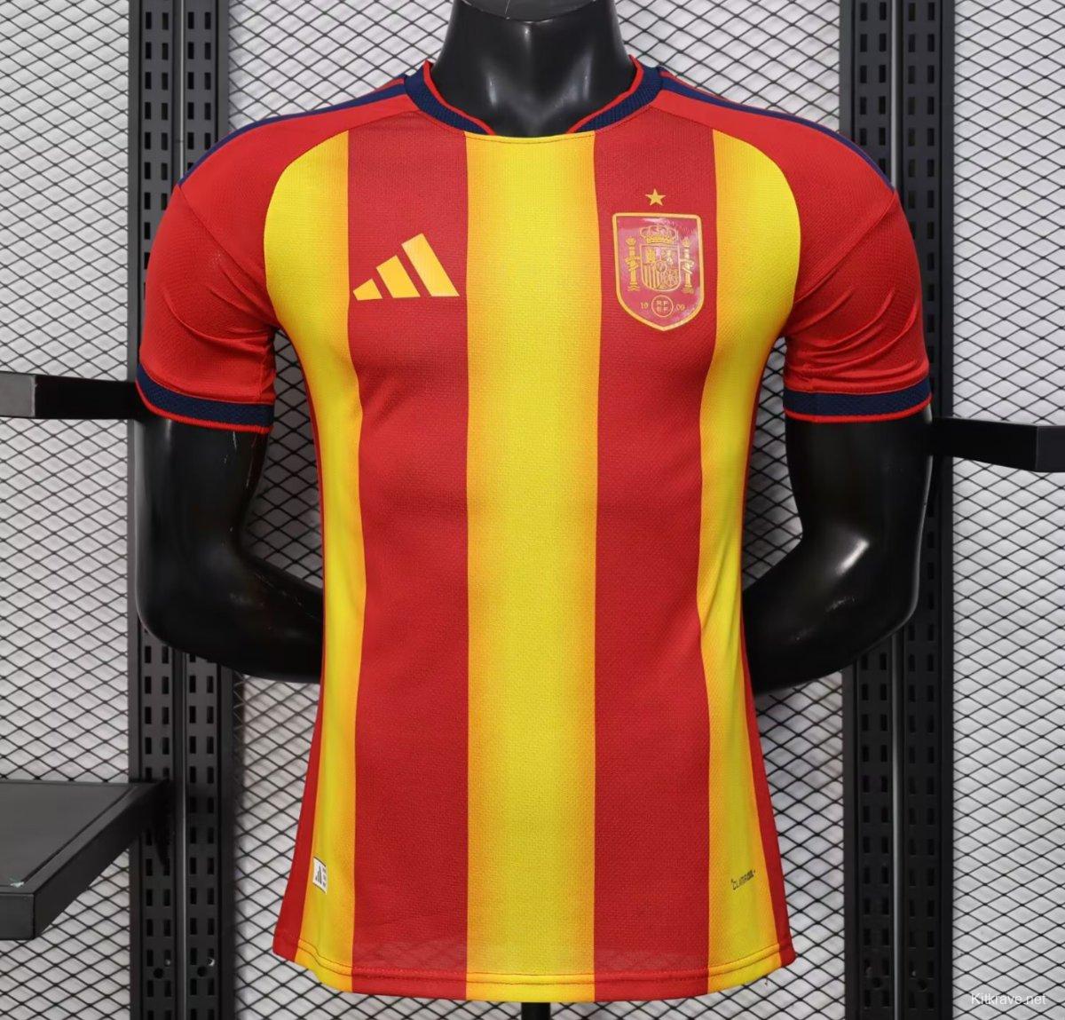 Player Version 2026 Spain Red/Yellow Pre-Match Jersey