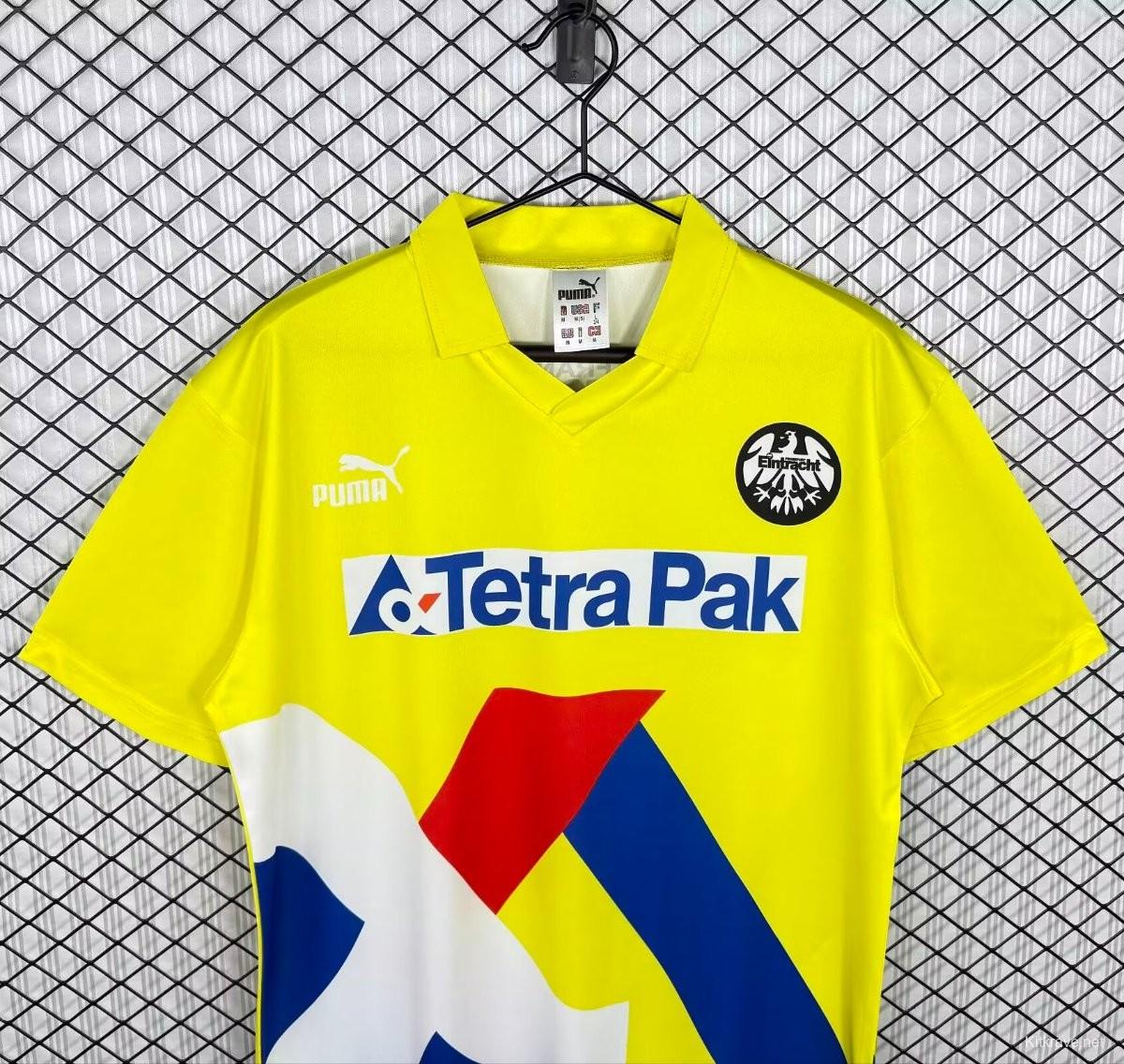 Retro 93/96 Frankfurt Away Yellow Jersey