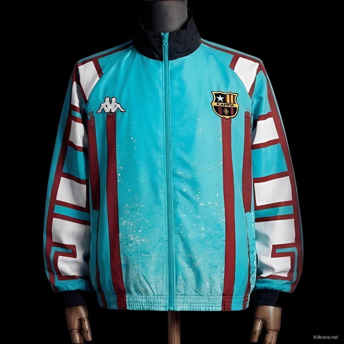 1996/97 Vintage Style Barcelona BARCA#9 Jacket Windbreaker