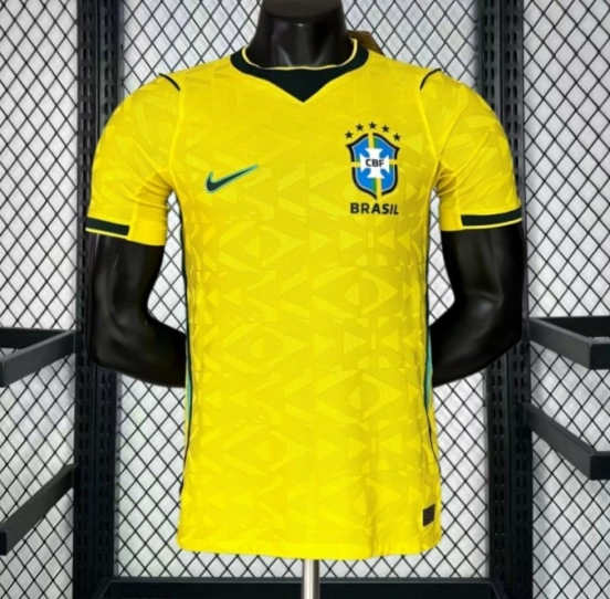 2026 Player Version Mens Brazil World Cup Home Jersey