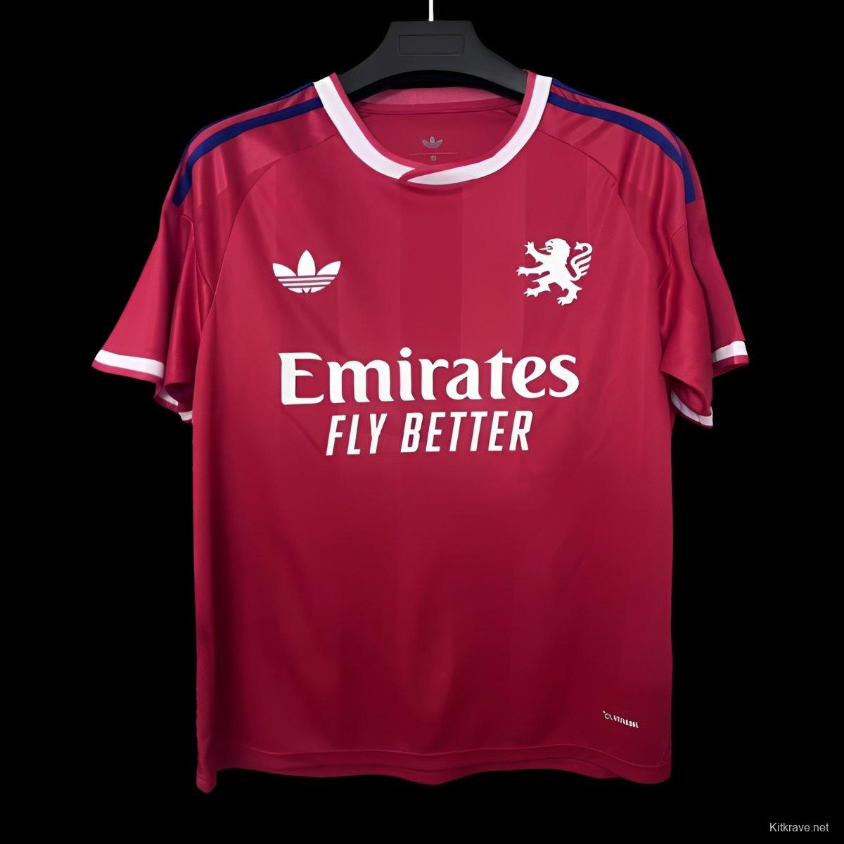26/27 Olympique Lyonnais  Away Lyon Red Jersey