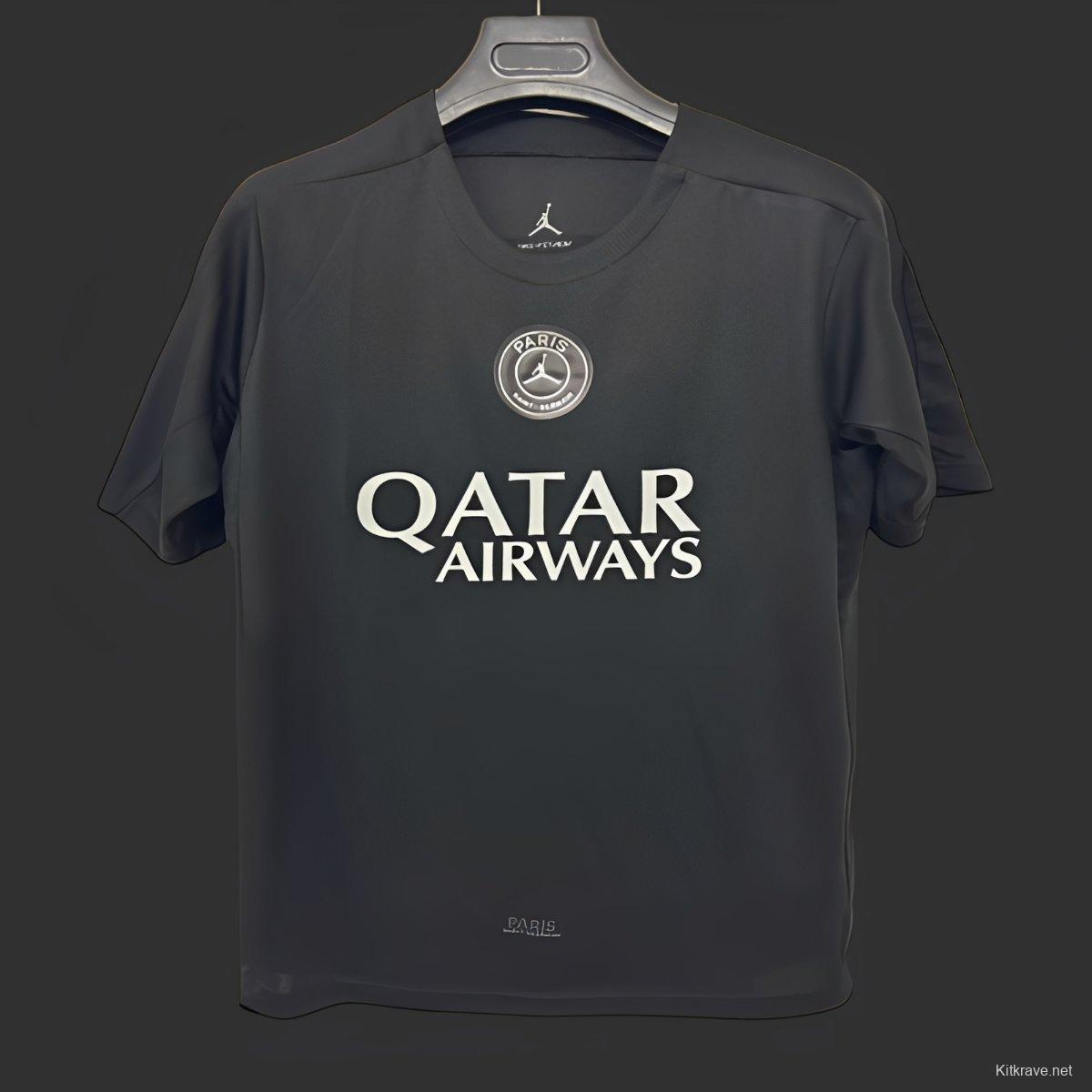 25/26 PSG Paris Saint-Germain Strike Top Black Jersey