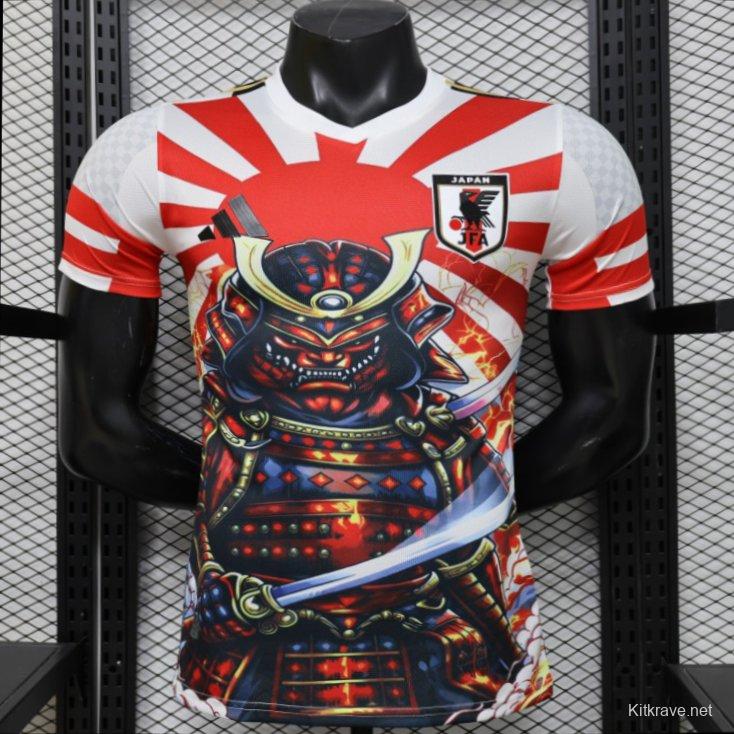 Player Version 2026 Japan  White "Samurai + Rising Sun" Special Edition Jersey