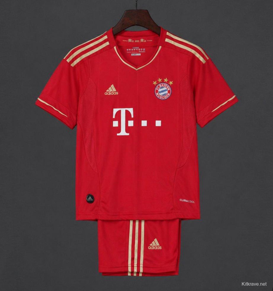 Retro 12/13 Kids Bayern Munich Home Jersey