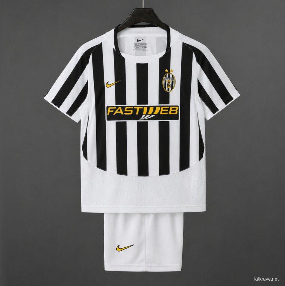Retro 03/04 Kids Juventus Home Jersey