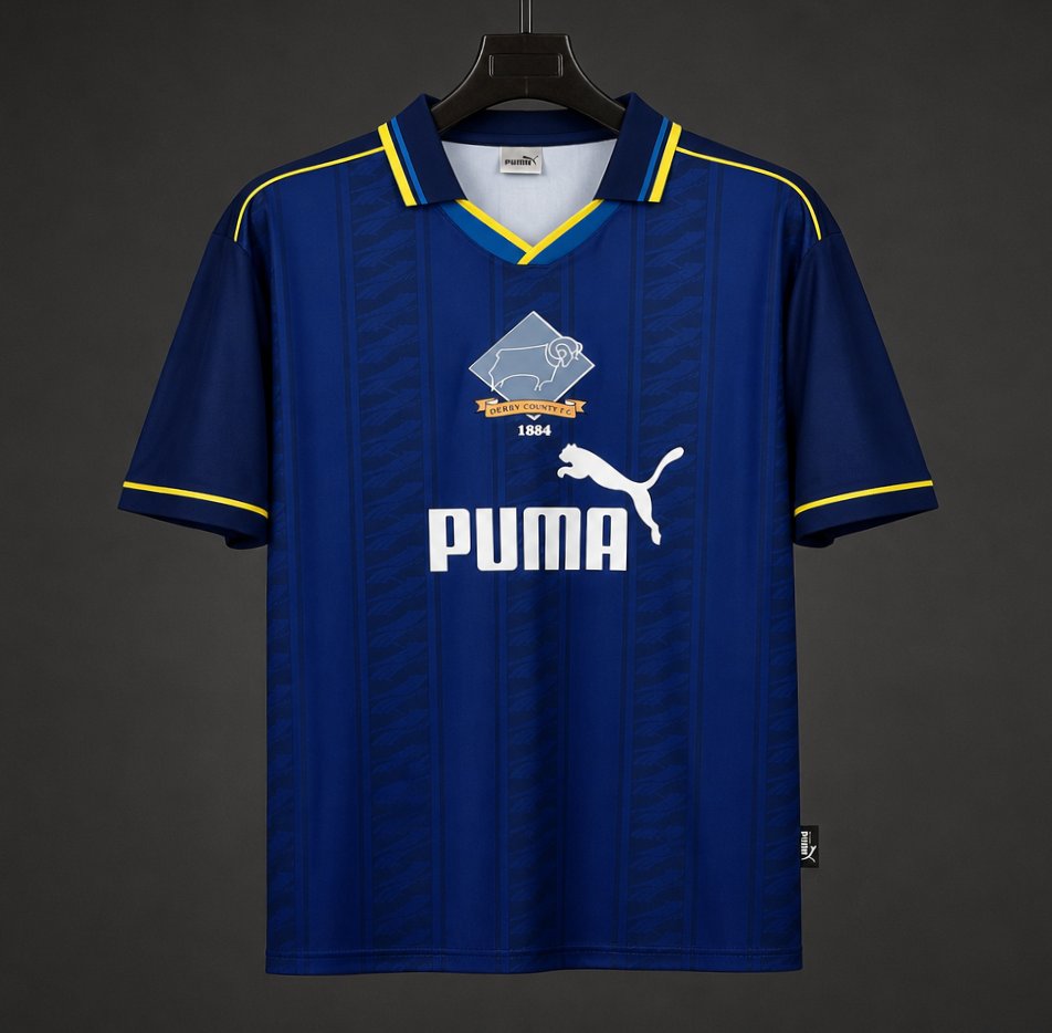 Retro 95/96 Derby County Away Jersey