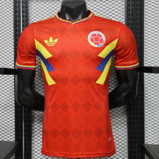Player Version 2026 Colombia Special Edition  Away Red Jersey