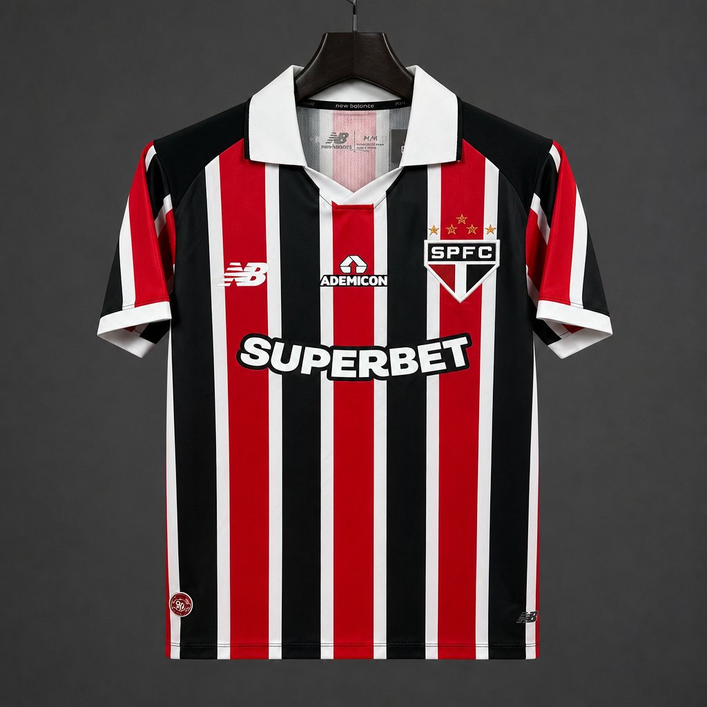 26/27 Sao Paulo Away Jersey With Full Sponsors