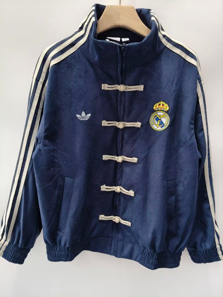 26/27 Real Madrid  x Adidas New Year Limited Edition Navy Track Jacket