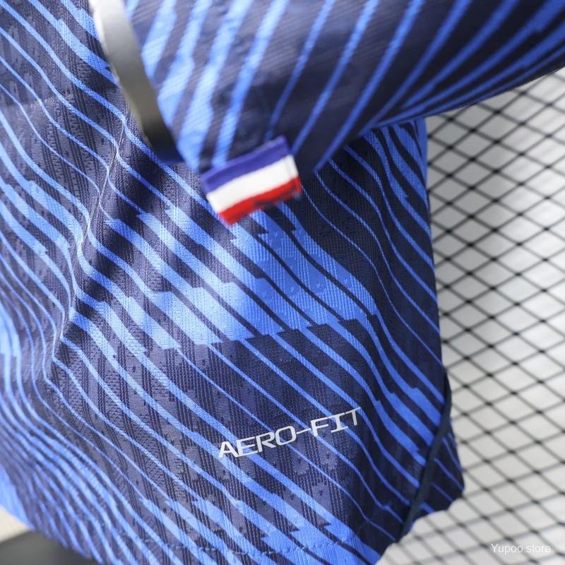 Player Version 2026 France Home Long Sleeve Jersey