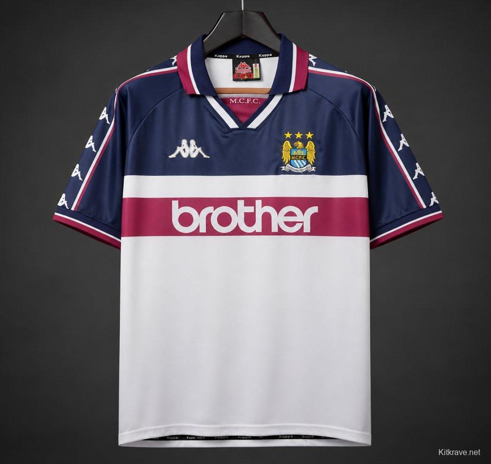 Retro 1997-98 Manchester City Away Jersey