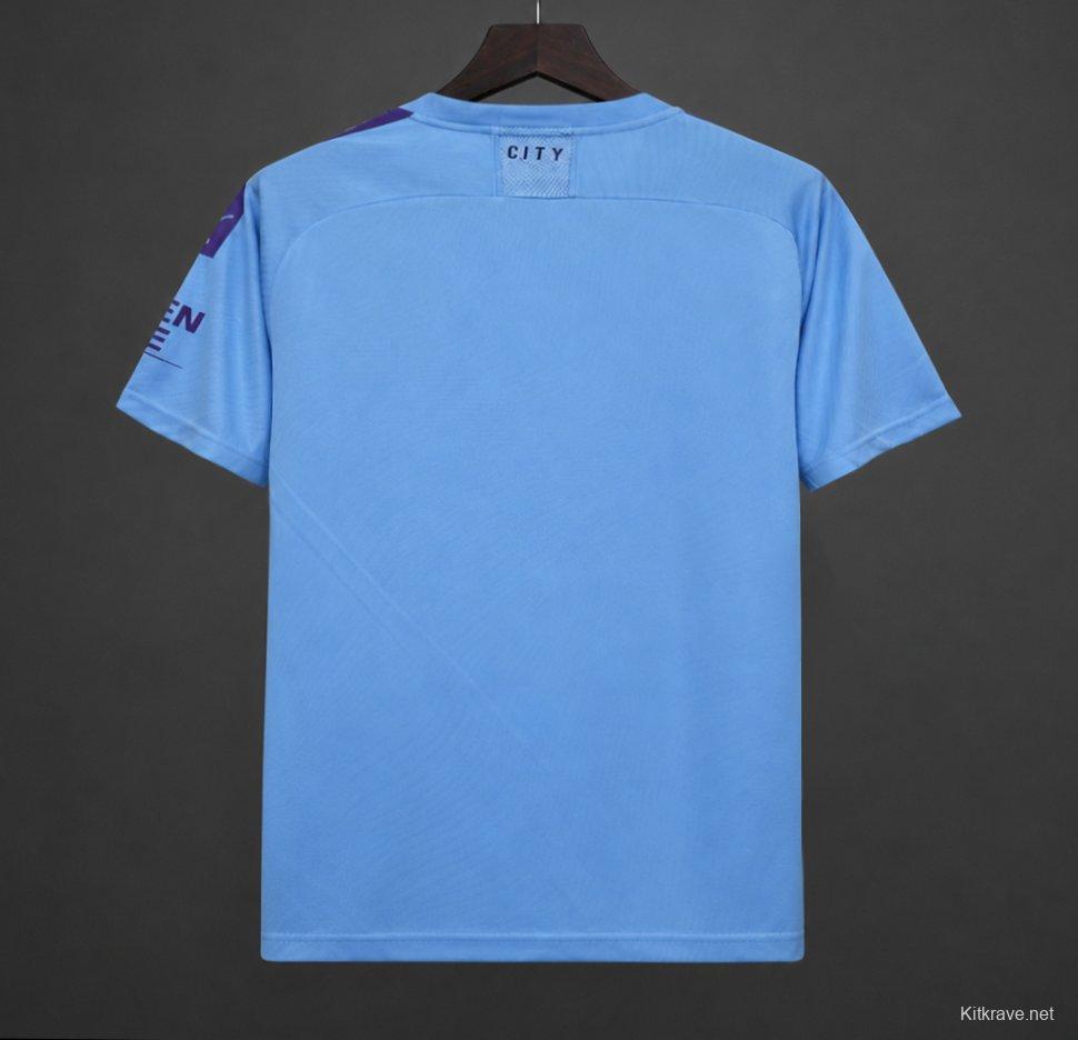 19/20 Retro Manchester City Home Jersey