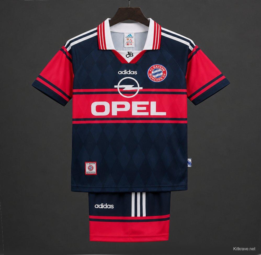 Retro Kids 97/99 Bayern Munich Home Jersey
