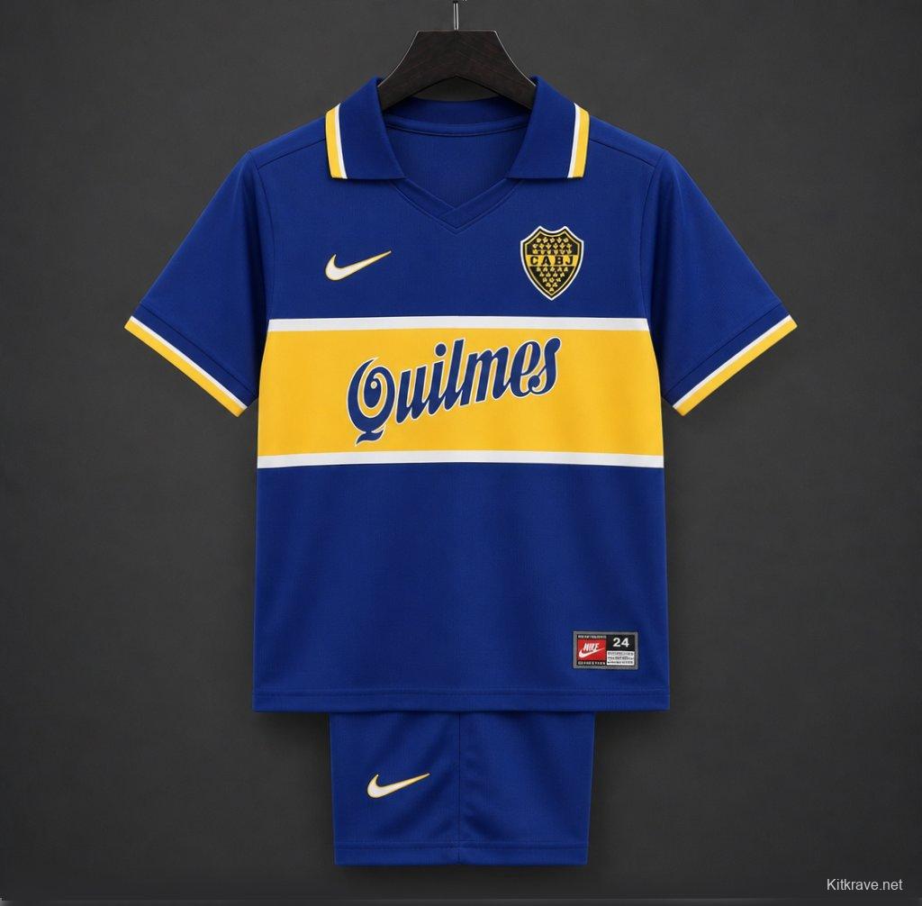Retro Kids 96/97 Boca Juniors Home Jersey
