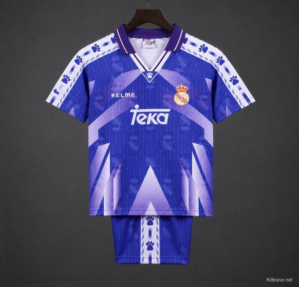 Retro Kids 96/97 Real Madrid Away Jersey