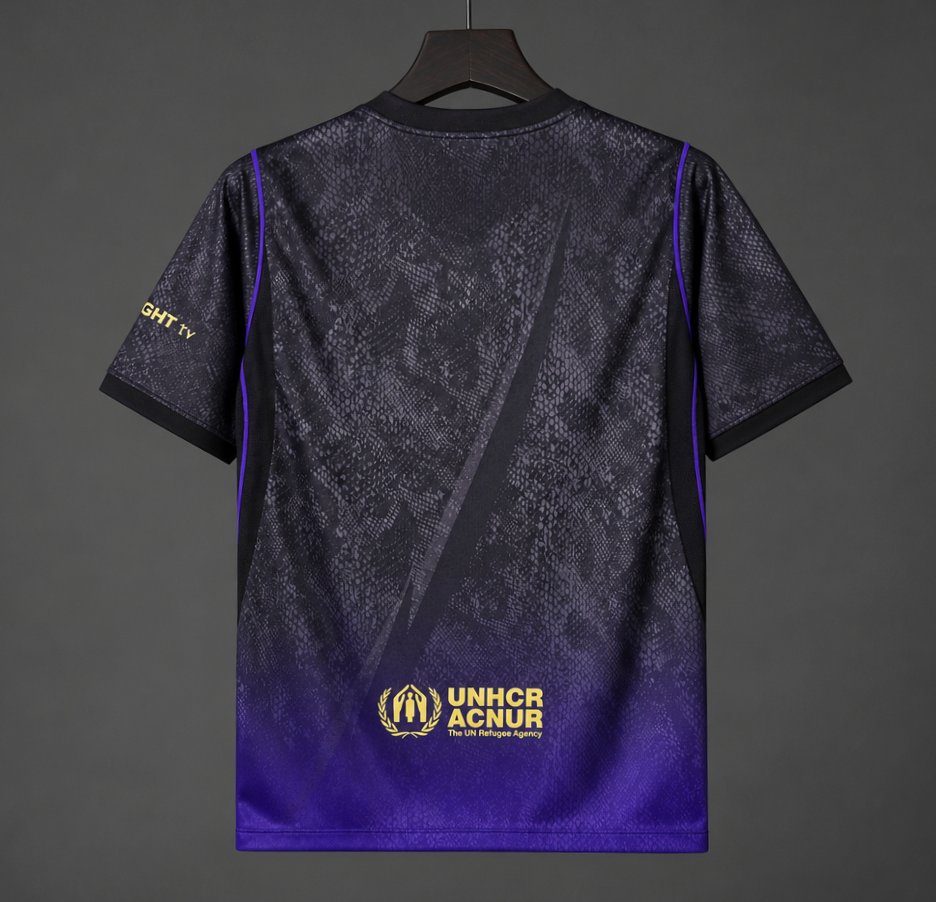 26/27 Barcelona Away "Purple Mamba" Purple Black Jersey