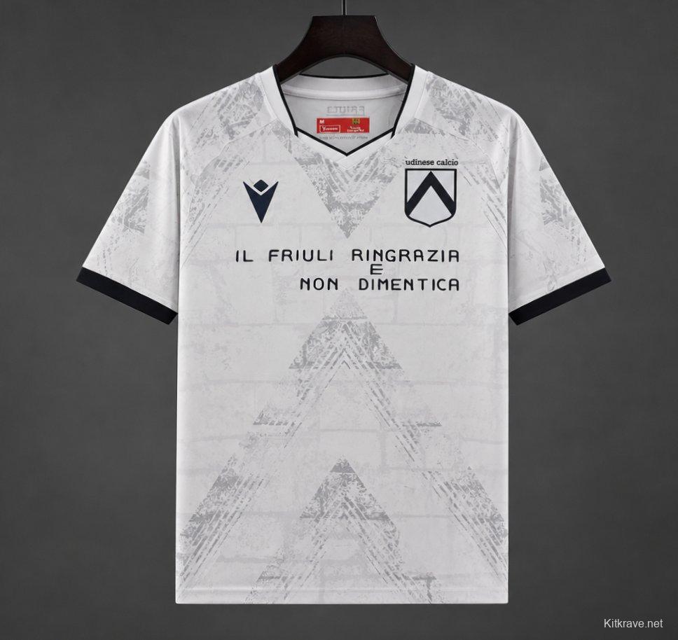 25/26 Udinese Calcio 50th Anniversary Stone-Colored Jersey
