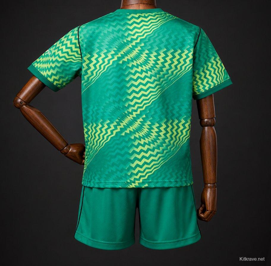 2 Stars 26/27 Kids PSG/Paris Saint Germain Green Goalkeeper Jersey