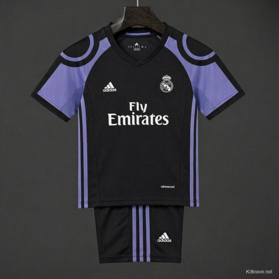 Retro Kids 16/17 Real Madrid Third Jersey