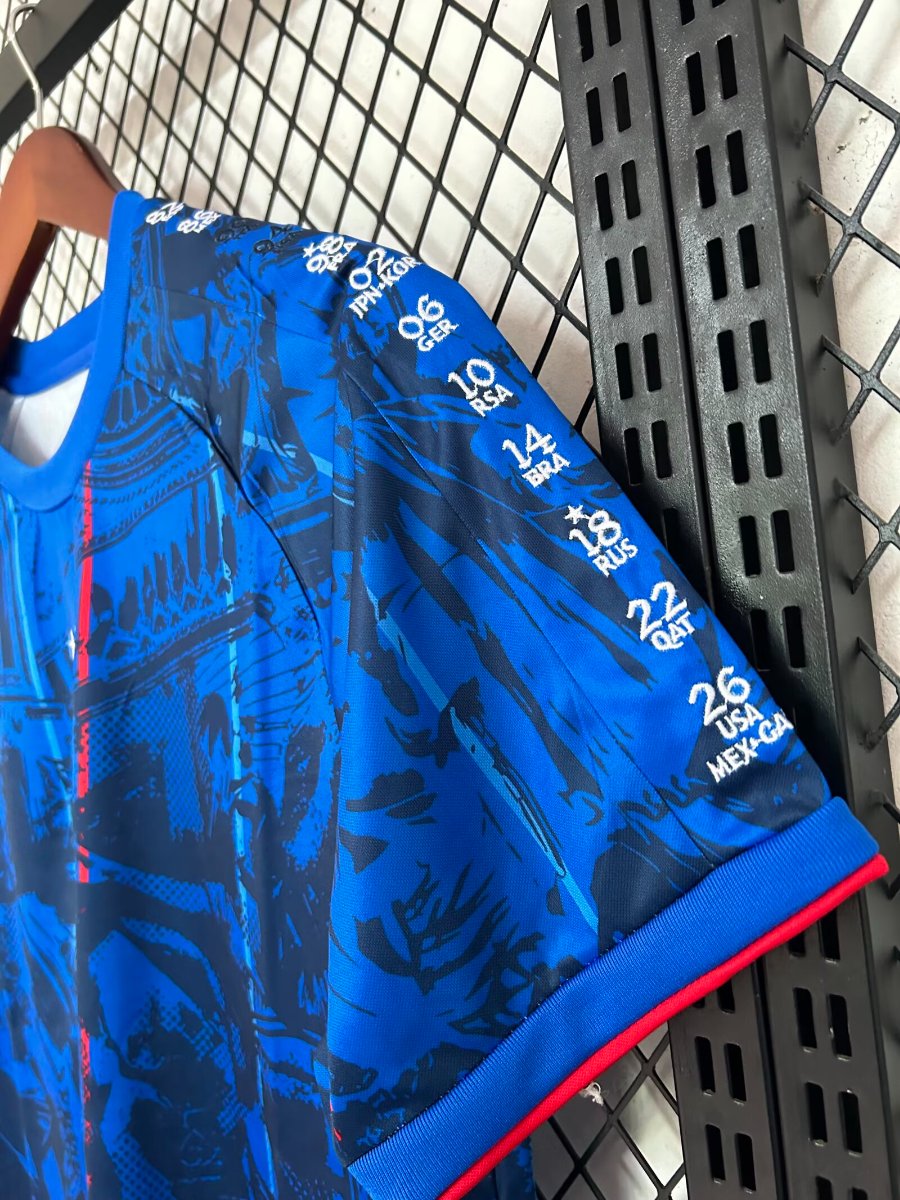 2026 France 'Les Bleus' Heritage Football Blue Jersey