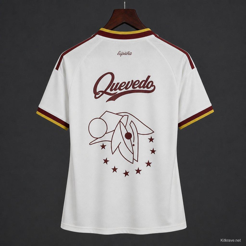 2026 Women Spain x Quevedo Away White Jersey