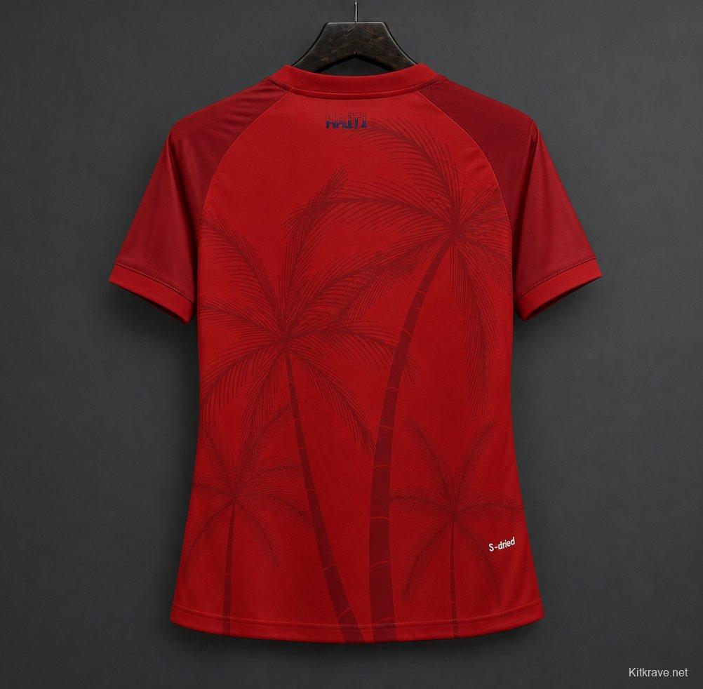 2026 Women Haiti Third Red Jersey