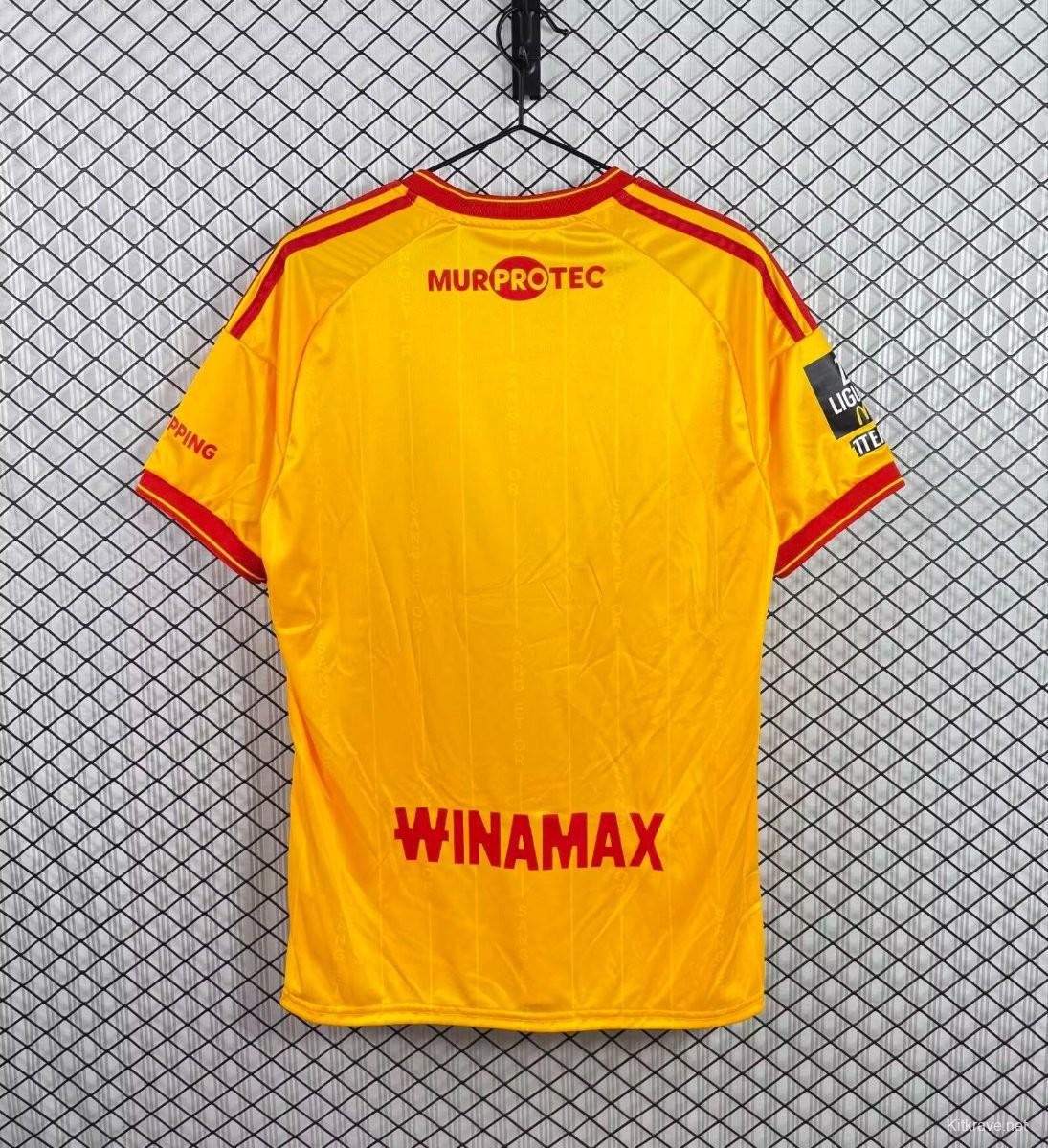 26/27 RC Lens Home Yellow Red Jersey
