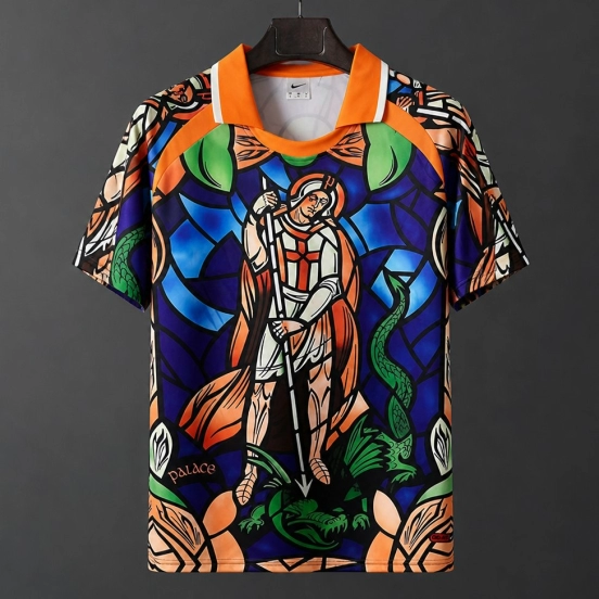 2026 Palace x Nike England Football 'Bright Crimson' Jersey