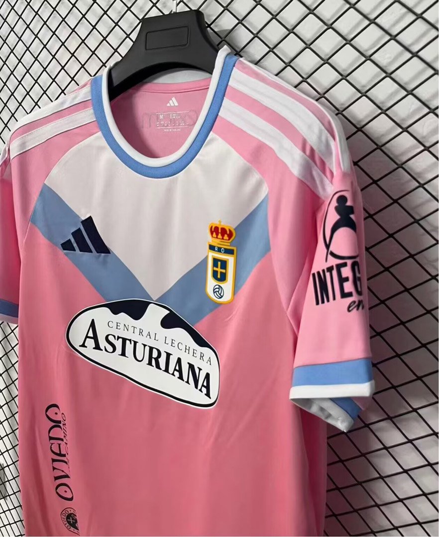 26/27 Real Oviedo Away Pink Jersey