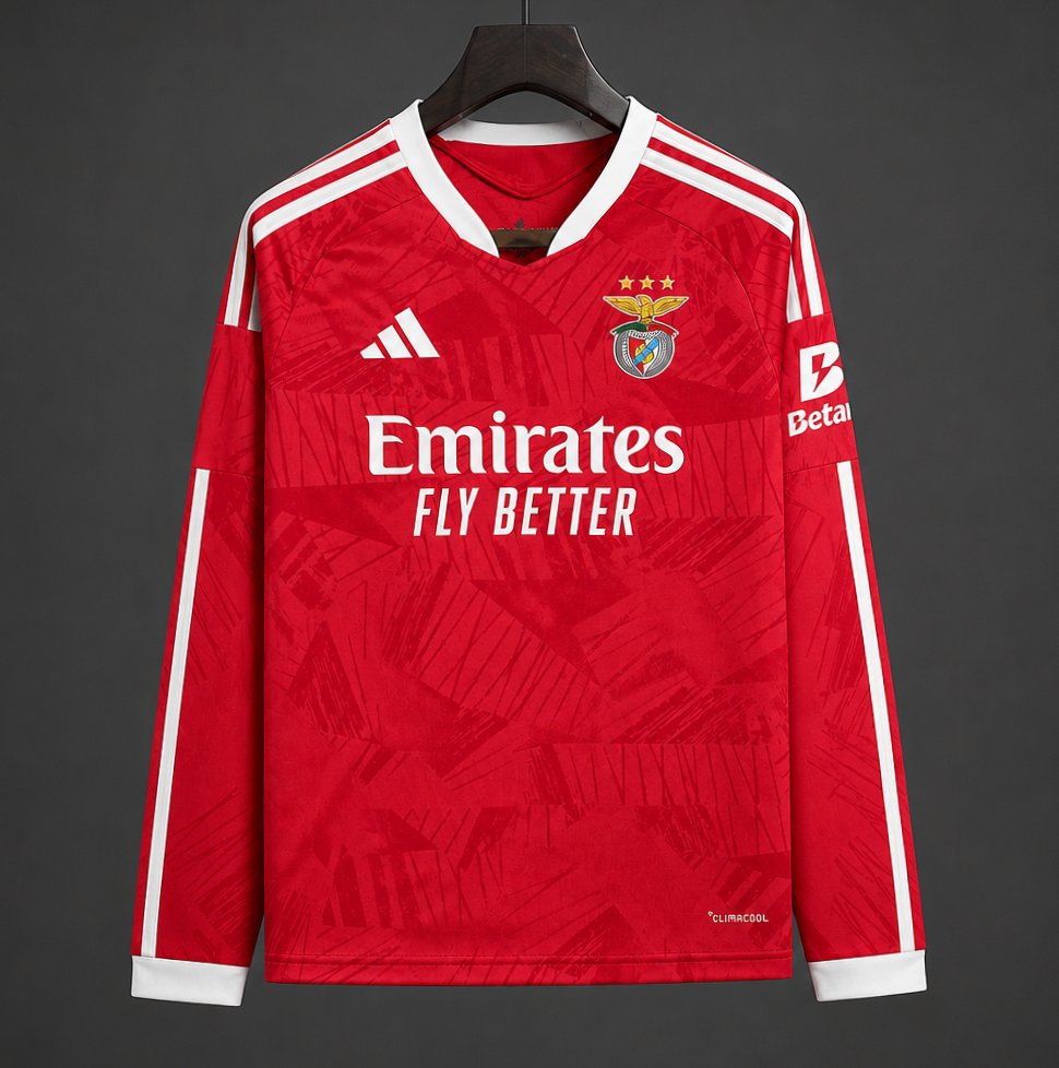26/27 Benfica Home Long Sleeve Jersey
