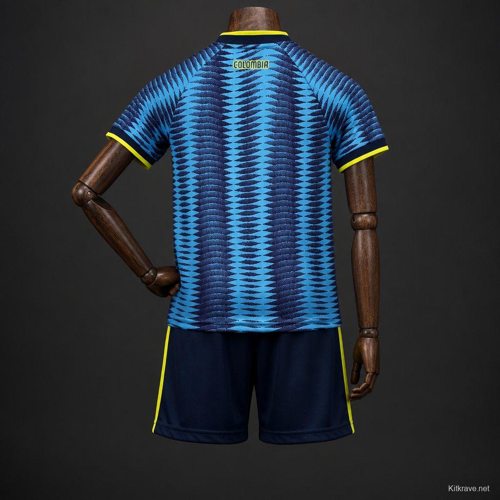 2026 Kids Colombia World Cup Away Kit