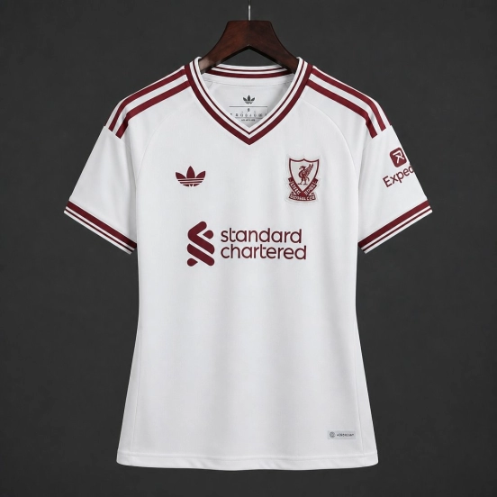 26/27 Women Liverpool  Away White Jersey