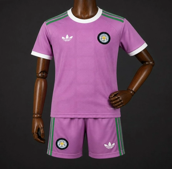 2627 Kids Leeds United Away Purple Jersey
