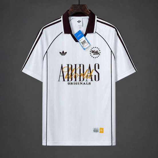 Adidas World Wide Version Polo White Jersey