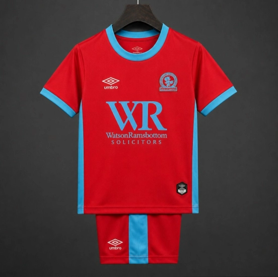 26/27 KIDS Blackburn Rovers Away Red Jersey