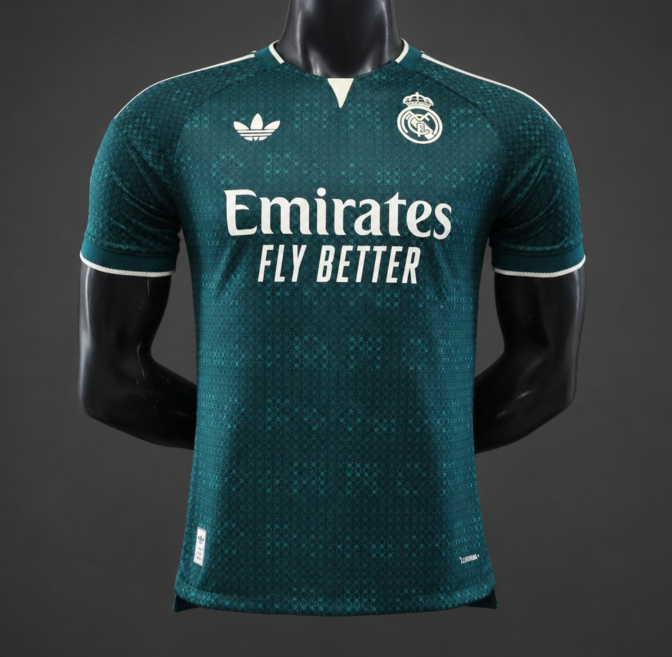 Player Version 26/27 Real Madrid Teal Away Jersey